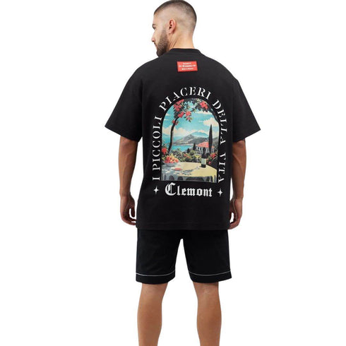 CAMISETA NEGRA ECLATANTE CLEMONT